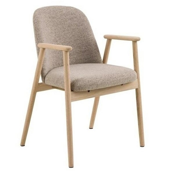 Krzesło Leo beżowe/ dąb Monza 60 - ACTONA